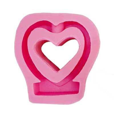 قالب سیلیکونی مدل گلجای قلب