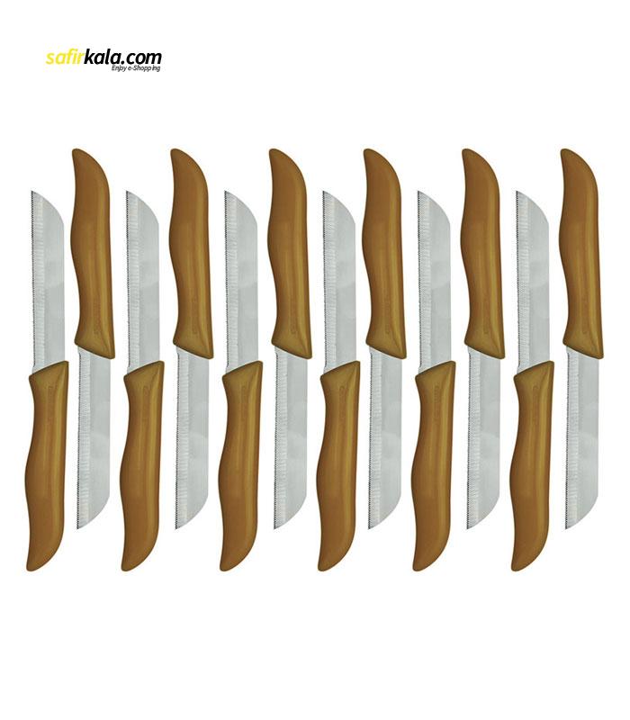چاقو آشپزخانه مدل R34243 مجموعه 12 عددی