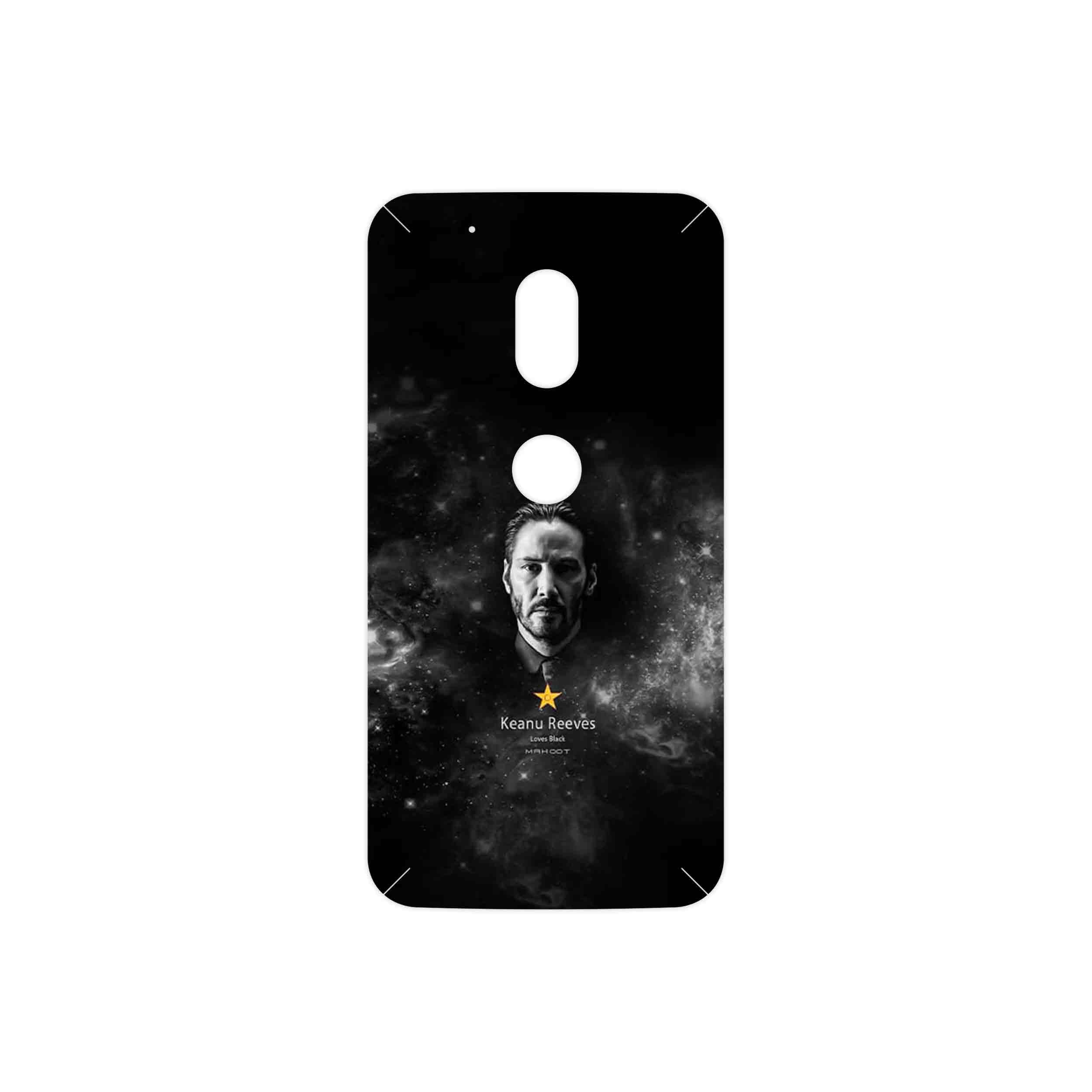 برچسب پوششی ماهوت مدل Keanu Reeves مناسب برای گوشی موبایل موتورولا Moto G4 Play