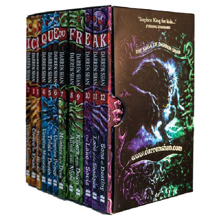 کتاب Cirque du Freak  اثر Darren Shan انتشارات جنگل 12 جلدی