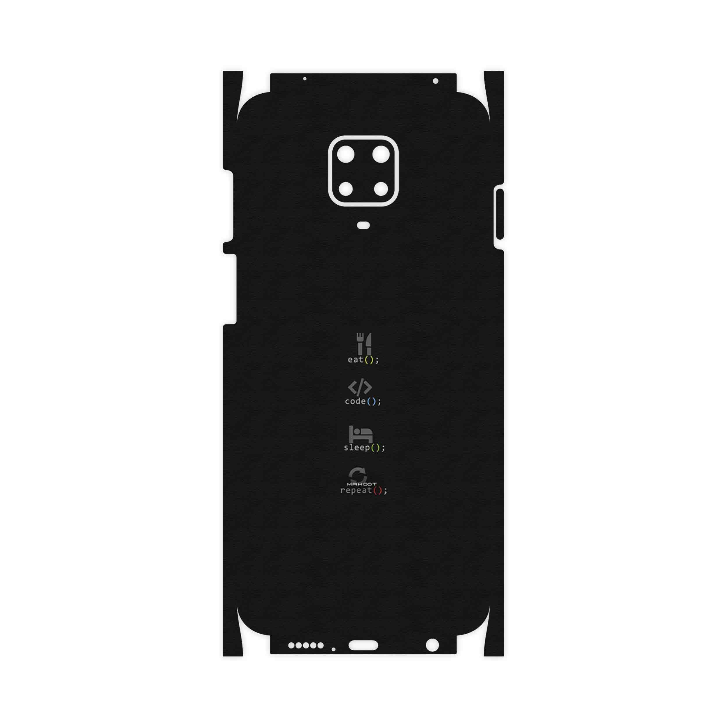برچسب پوششی ماهوت مدل Programming 2-FullSkin مناسب برای گوشی موبایل شیائومی Redmi Note 9 Pro