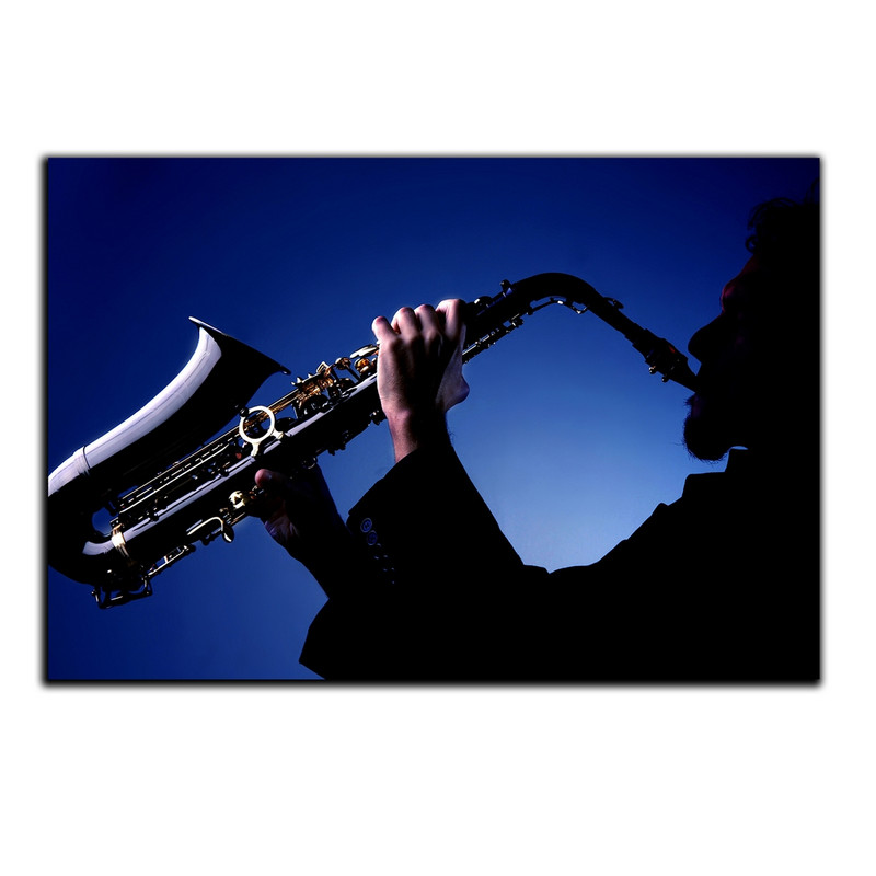 تابلو شاسی بکلیت طرح آلات موسیقی ساکسیفون مدل SH-s1204 | دنیای قاب