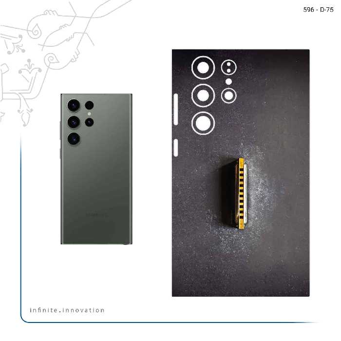 برچسب پوششی ماهوت مدل Harmonica مناسب برای گوشی موبایل سامسونگ Galaxy S23 Ultra