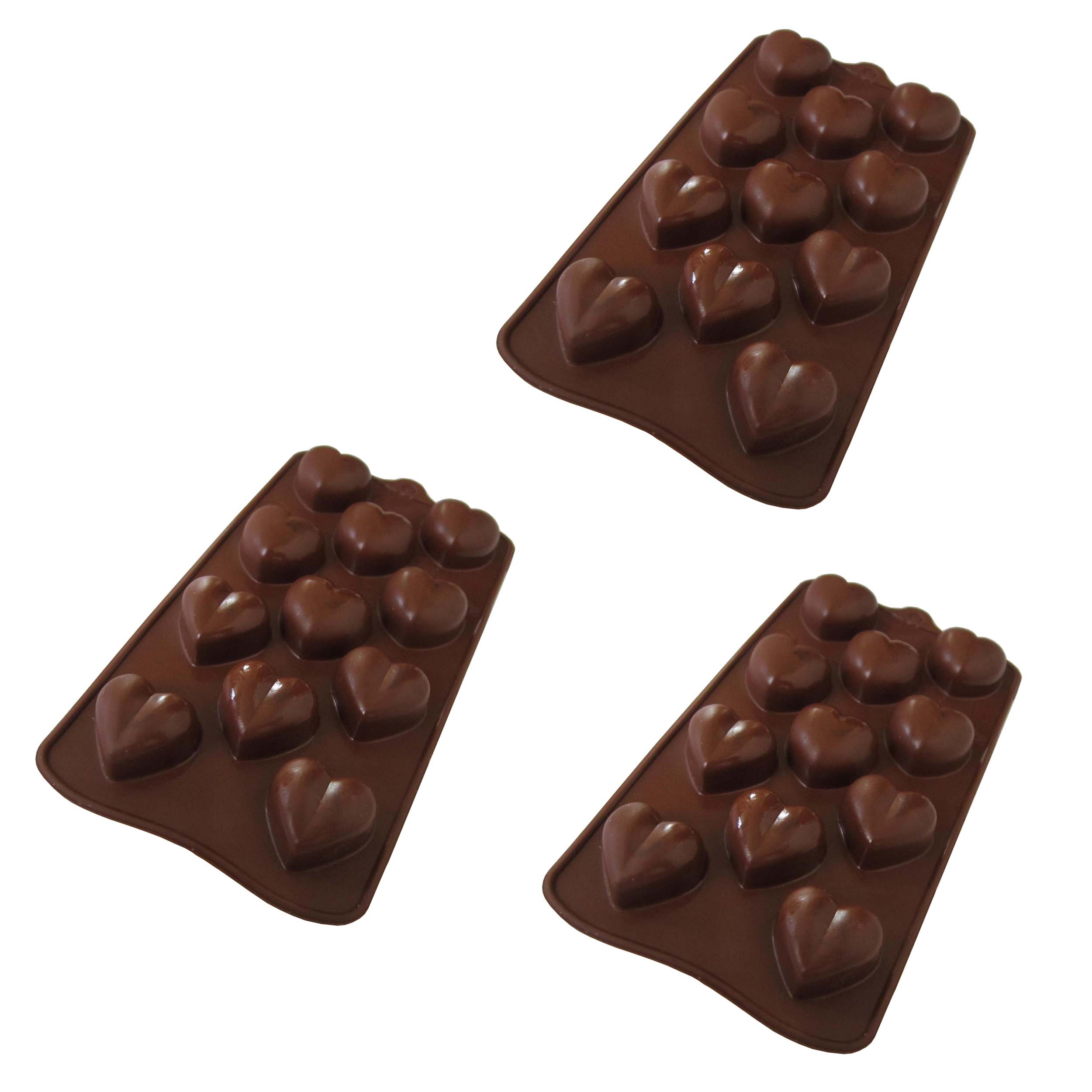 قالب ژله مدل قلبي دوگانه بسته 3 عددي