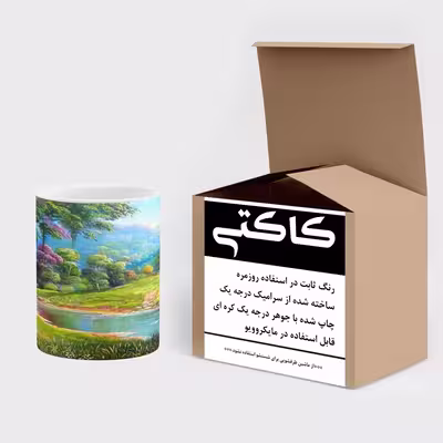ماگ کاکتی طرح نقاشی مدل mgs13869