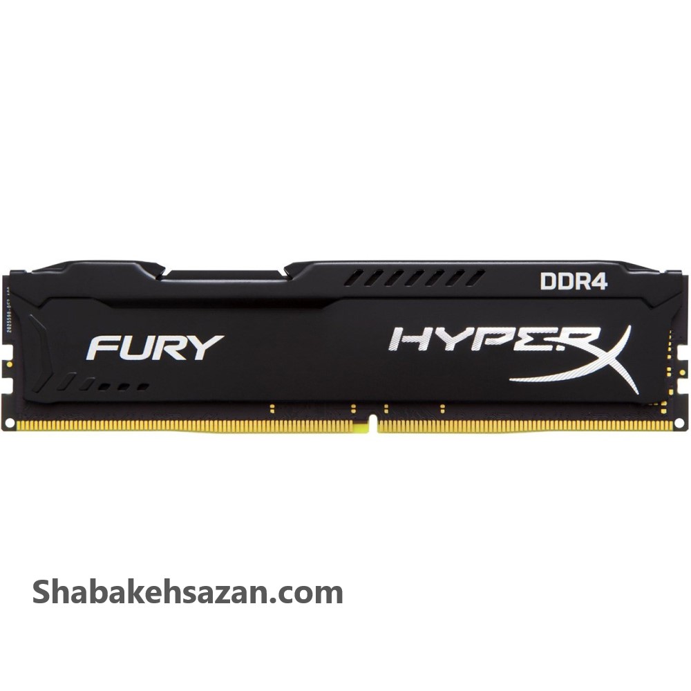 رم کامپیوتر کینگستون مدل HyperX Fury DDR4 2400MHz CL15 ظرفیت 8 گیگابایت