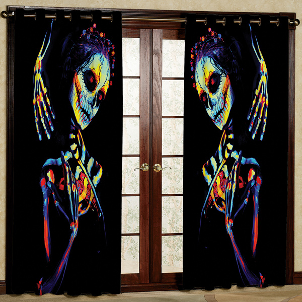 پرده مدل مخمل پانچی کد 6704 سایز 280x140 سانتی متر