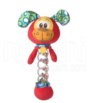 پلی گرو - سگ جغجغه ای با توپ رنگی Playgro