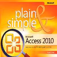 خرید و دانلود نسخه کامل کتاب Microsoft Access 2010 Plain &amp; Simple