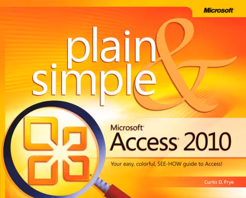 خرید و دانلود نسخه کامل کتاب Microsoft Access 2010 Plain &amp; Simple