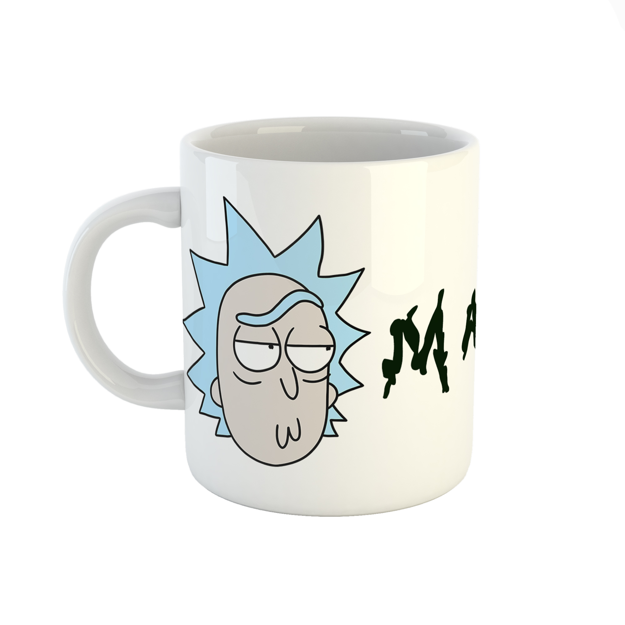 ماگ طرح اسم مانی مدل rick and morty کد 948