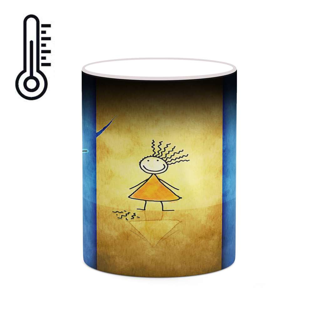 ماگ حرارتی کاکتی طرح فانتزی مدل mgh19026