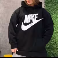 هودی نایک ارسال رایگان هودی دخترانه دورس دخترانه هودی اسپرت هودی لش سایز 38تا 46