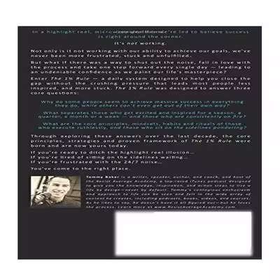 کتاب The 1% Rule اثر Tommy Baker انتشارات نبض دانش