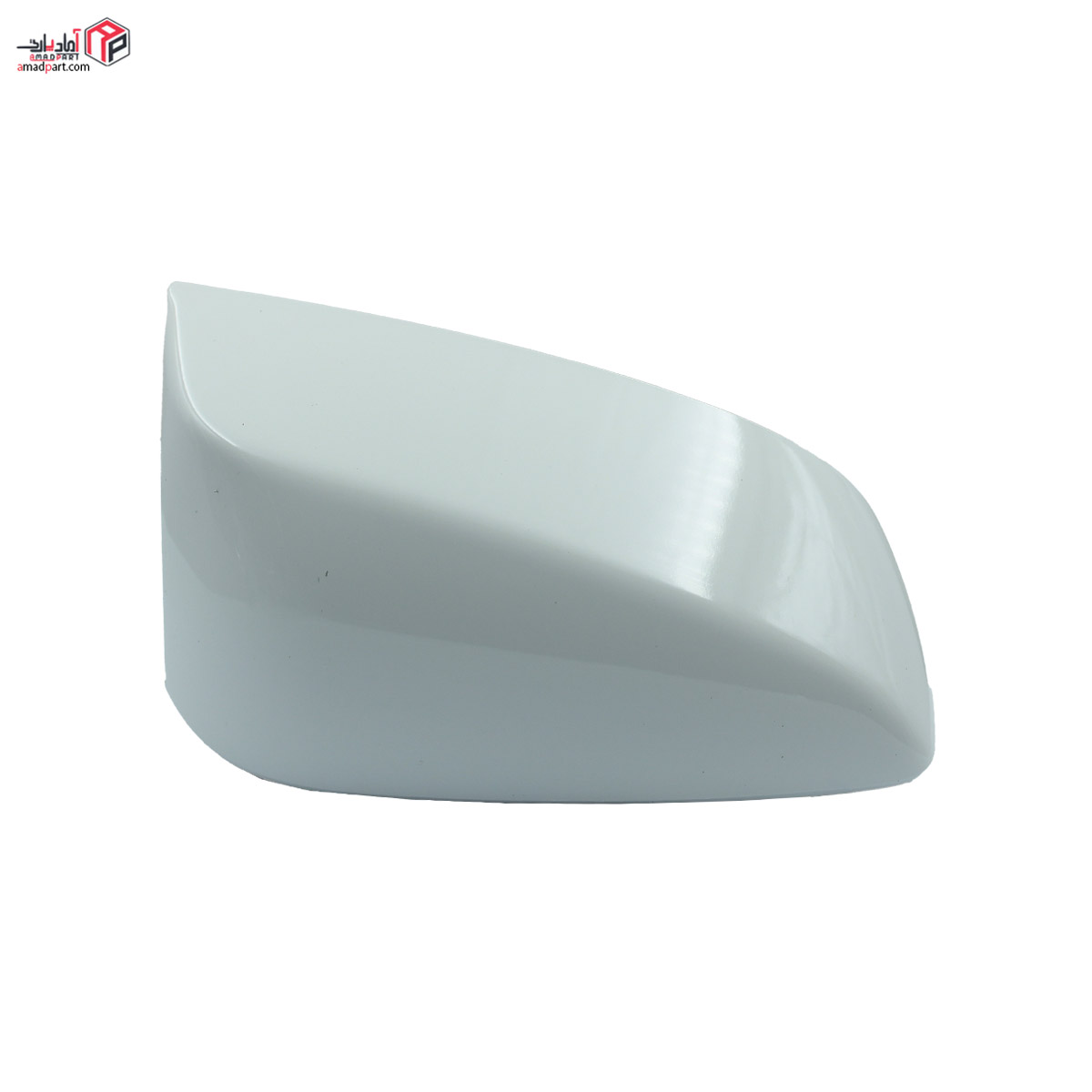 قاب رنگی (فلاپ) روکش آینه بغل راست سفید S232 ساینا