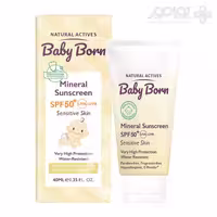 ضد آفتاب مینرال کودک بیبی برن SPF50 مدل SENSITIVE حجم 40 میل