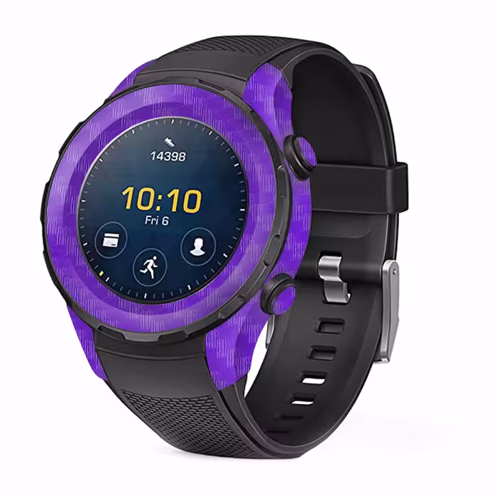 برچسب ماهوت طرح Purple-Fiber مناسب برای ساعت هوشمند هوآوی Watch 2