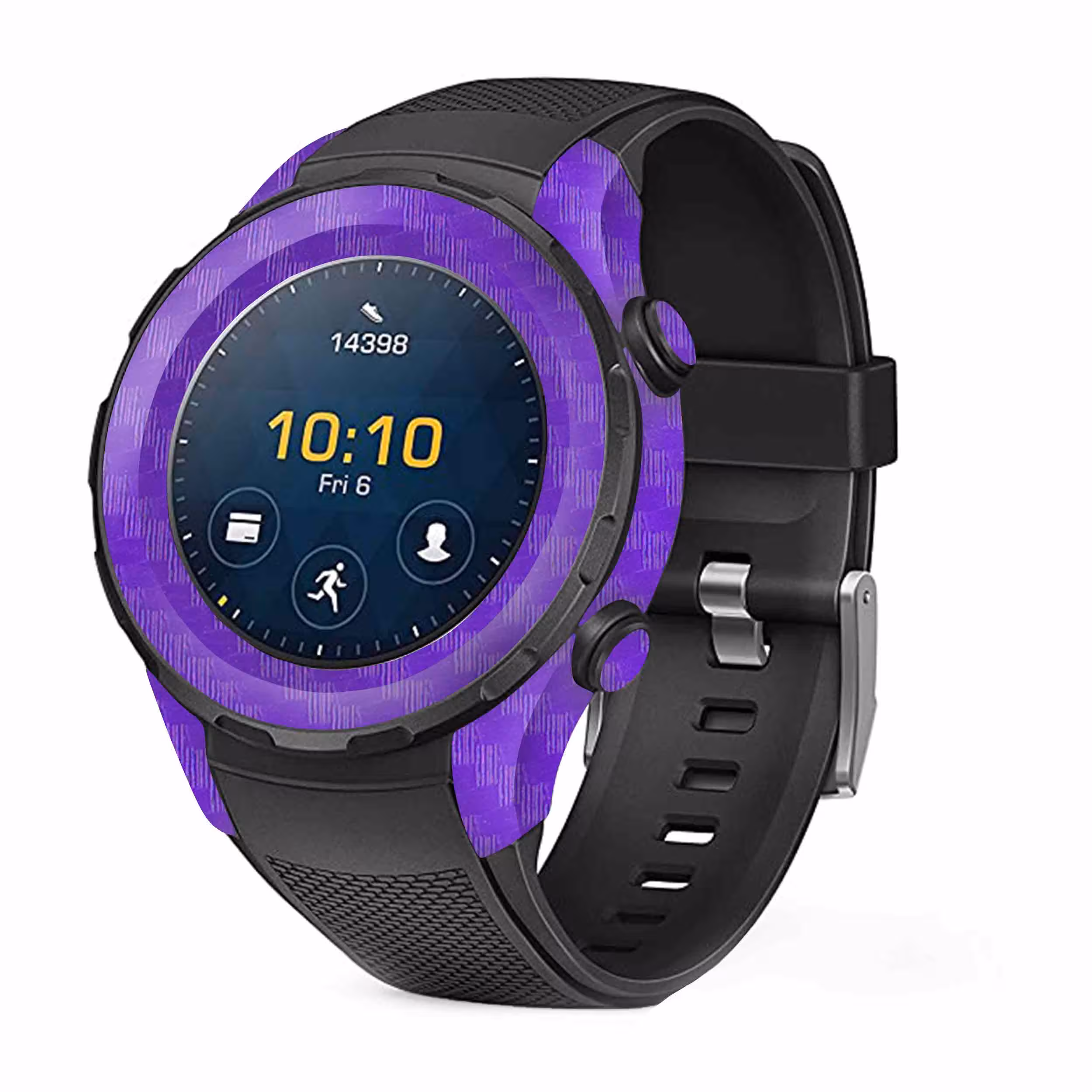 برچسب ماهوت طرح Purple-Fiber مناسب برای ساعت هوشمند هوآوی Watch 2