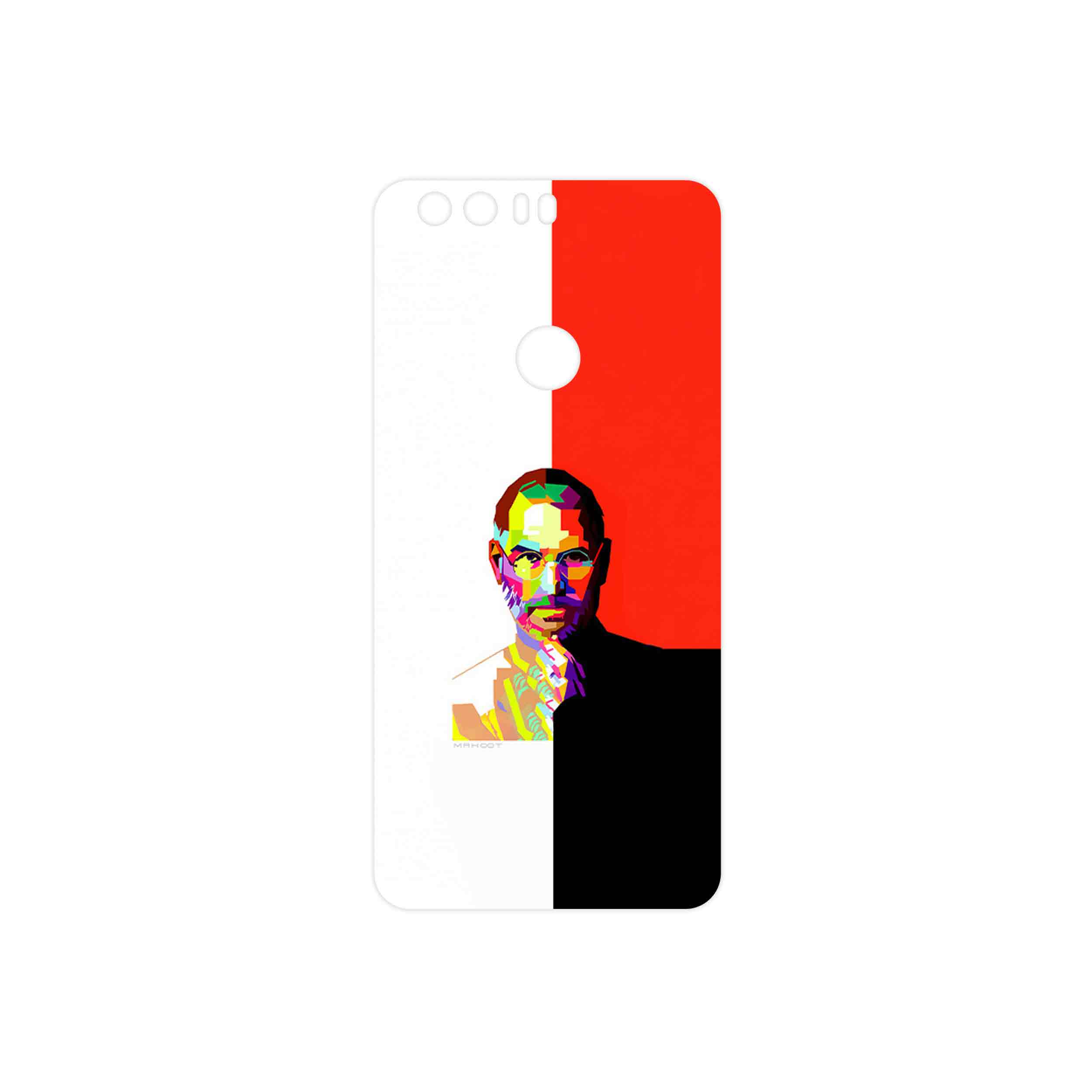 برچسب پوششی ماهوت مدل Collage of Steve Jobs 1 مناسب برای گوشی موبایل آنر 8