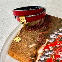 دستبند و طوق گردن چرم و استیل