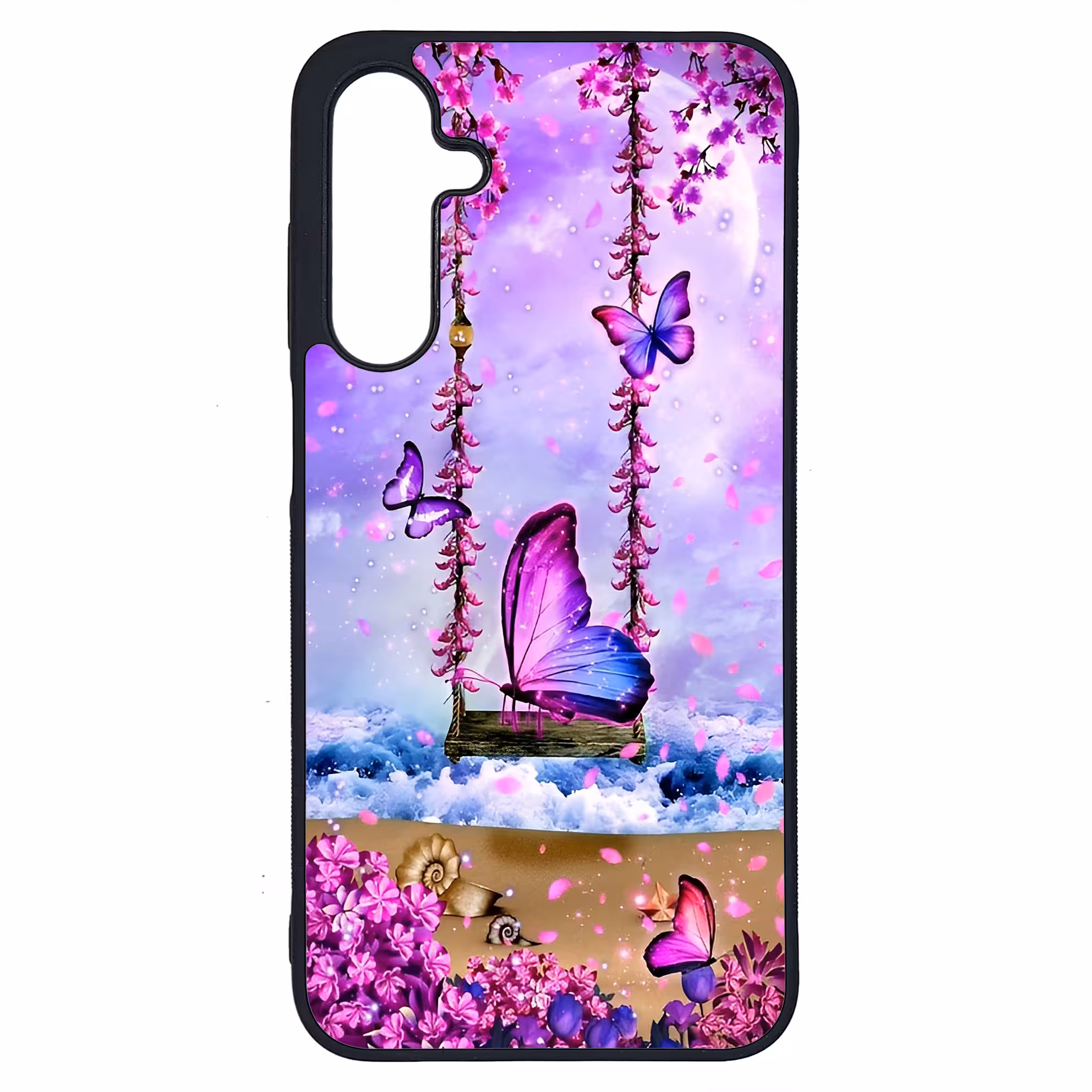 کاور طرح پروانه کد G-028 مناسب برای گوشی موبایل سامسونگ Galaxy A25 | دیجی قاب دونی
