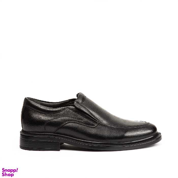 کفش راحتی چرم طبیعی مردانه کد 0655 رنگ مشکی