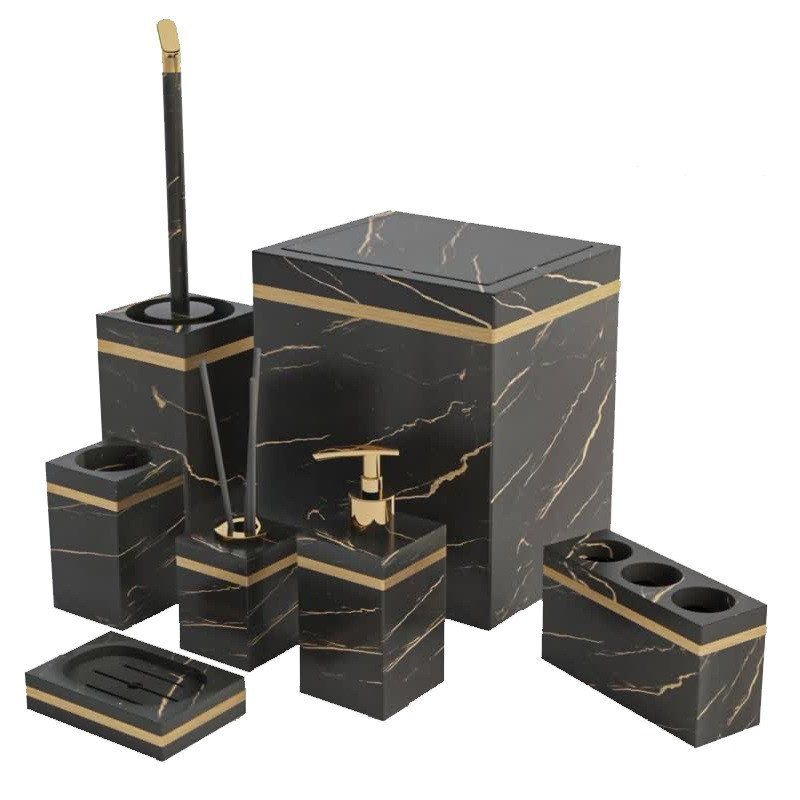 ست سرویس بهداشتی 7 پارچه هارمونی کد DH7 | کالا مکس