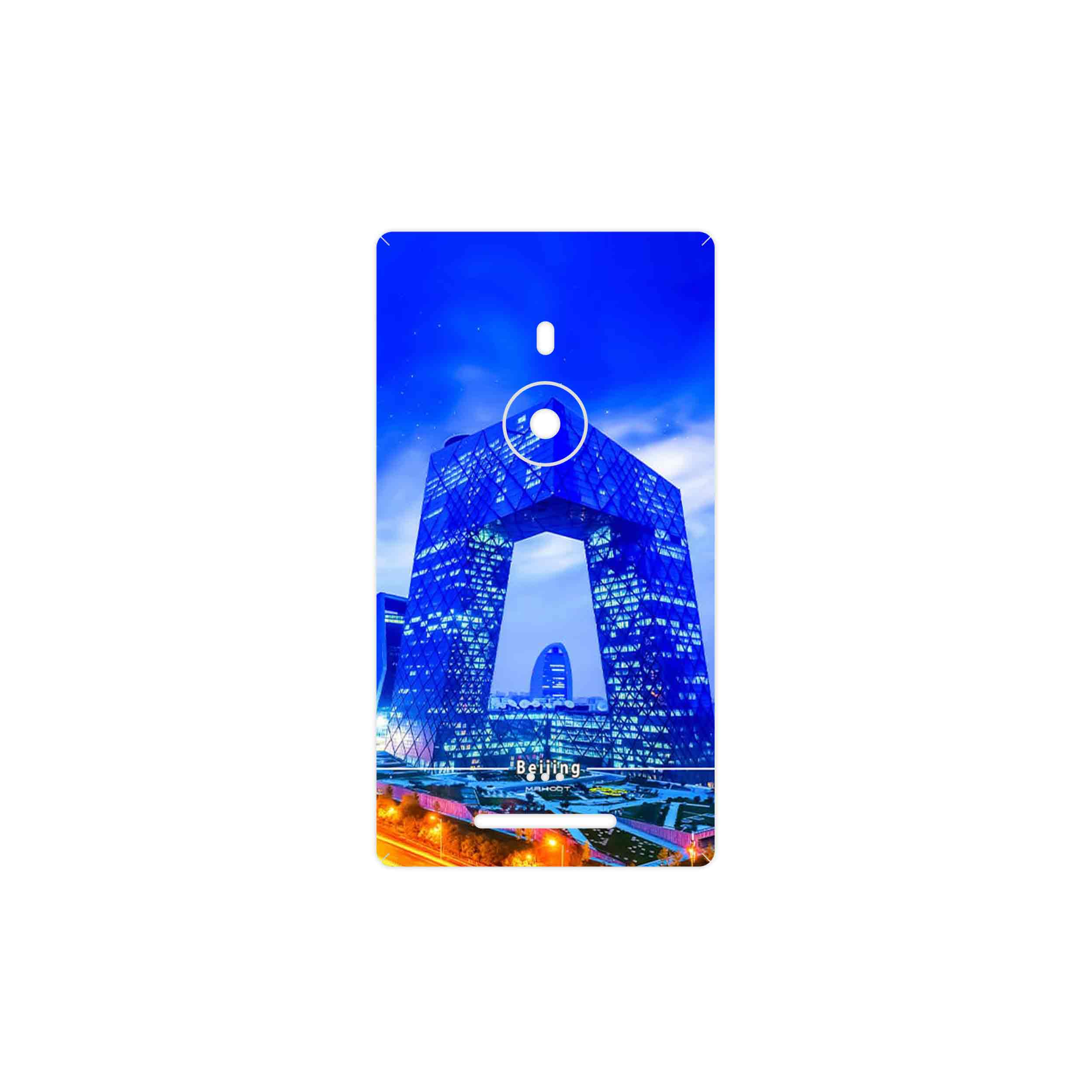 برچسب پوششی ماهوت مدل Beijing city مناسب برای گوشی موبایل نوکیا Lumia 925