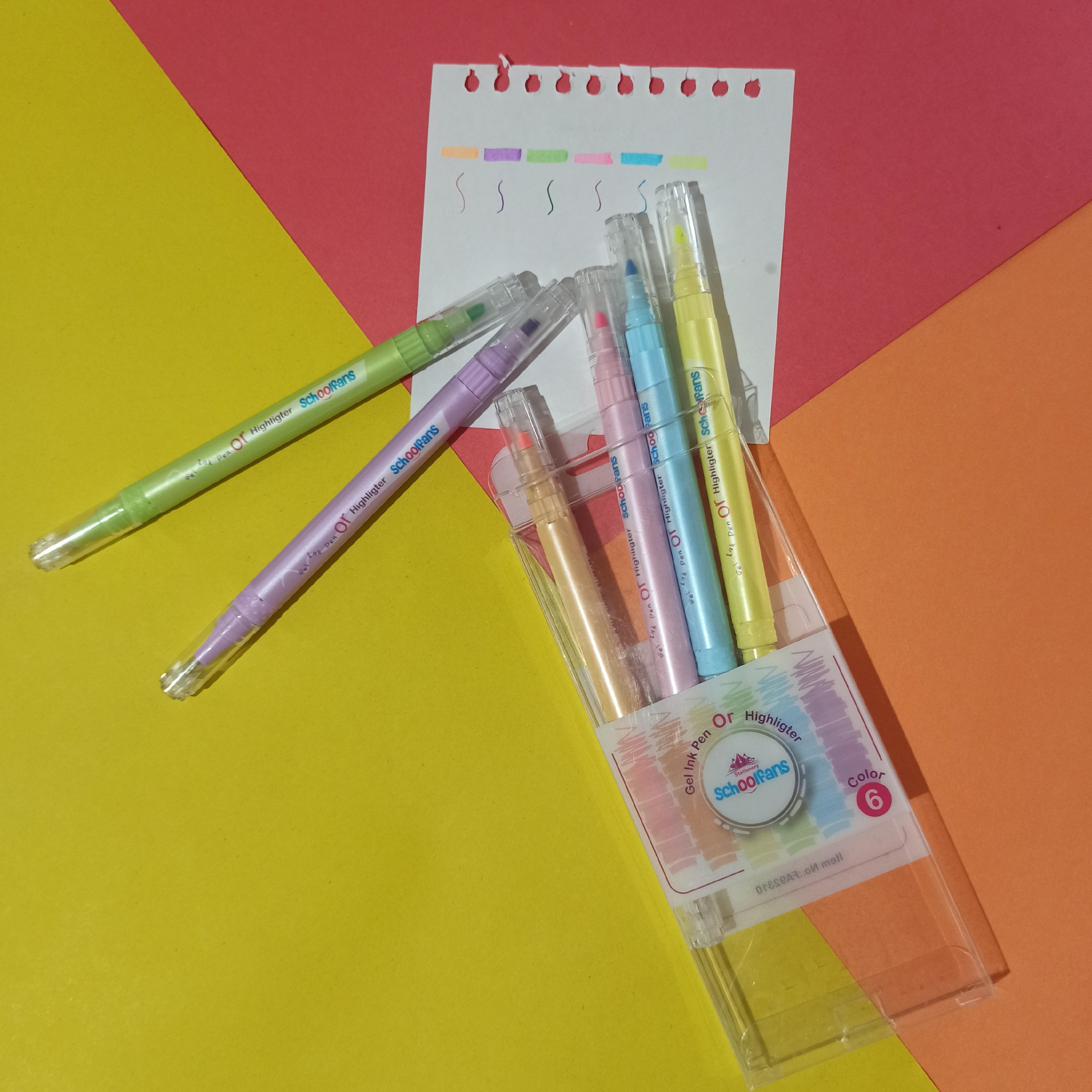 لوازم تحریر ماژیک فسفری اسکول فنس