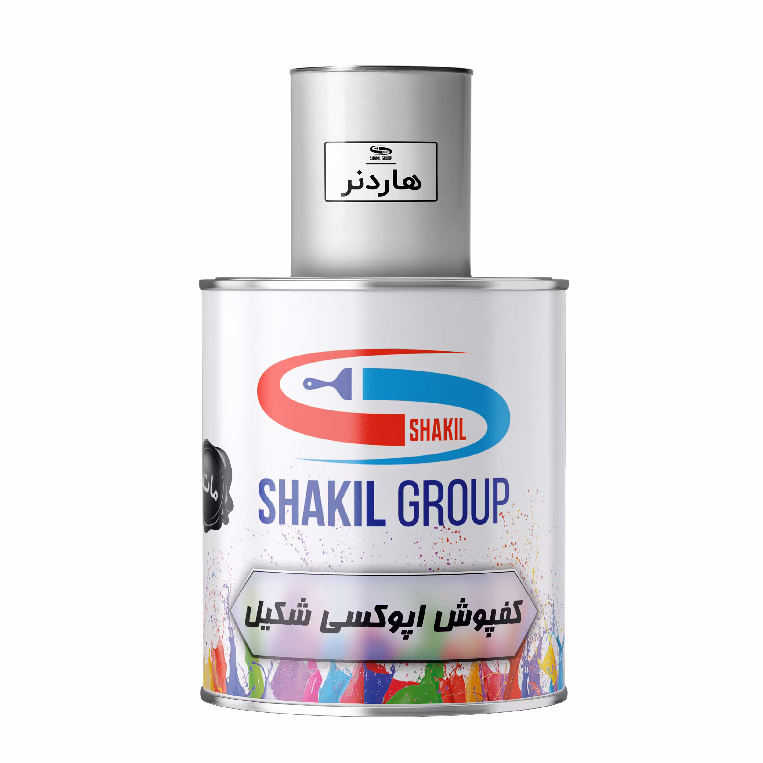 کفپوش اپوکسی آجری مات شکیل مدل FCM-TRC وزن 1.2 کیلوگرم به همراه هاردنر