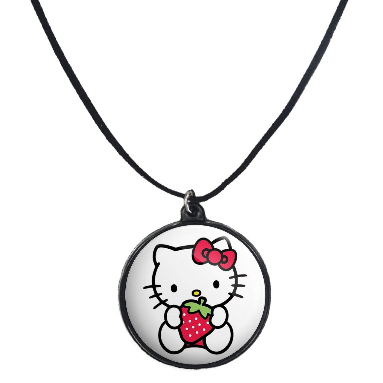 گردنبند پرمانه طرح Kitty کد pmb.27307مدل دو طرفه