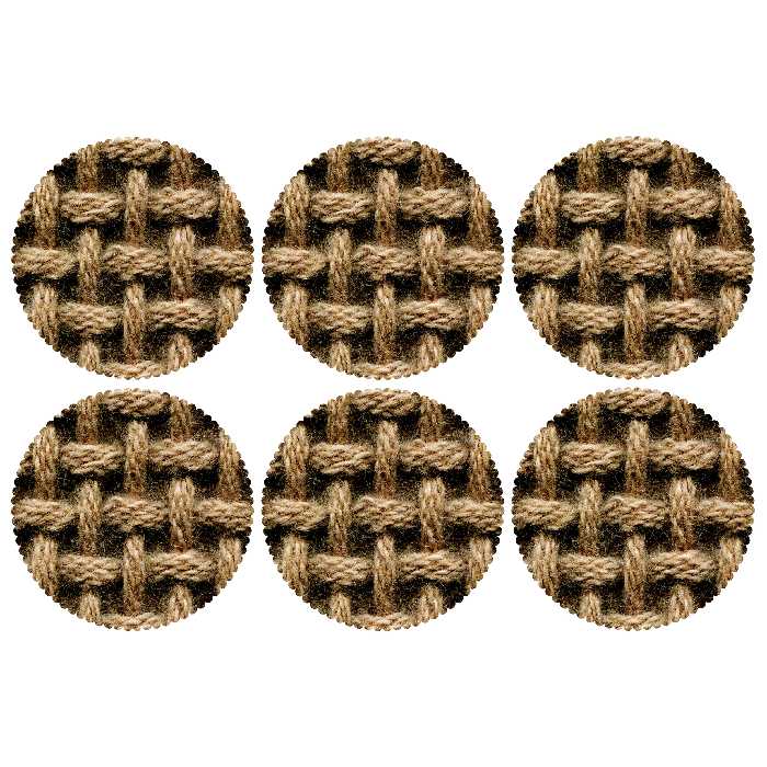 زیر لیوانی مدل C2-42539 بسته 6 عددی