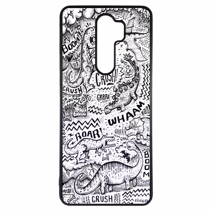 کاور طرح دایناسورها کد 1146 مناسب برای گوشی موبایل شیائومی redmi note 8 pro
