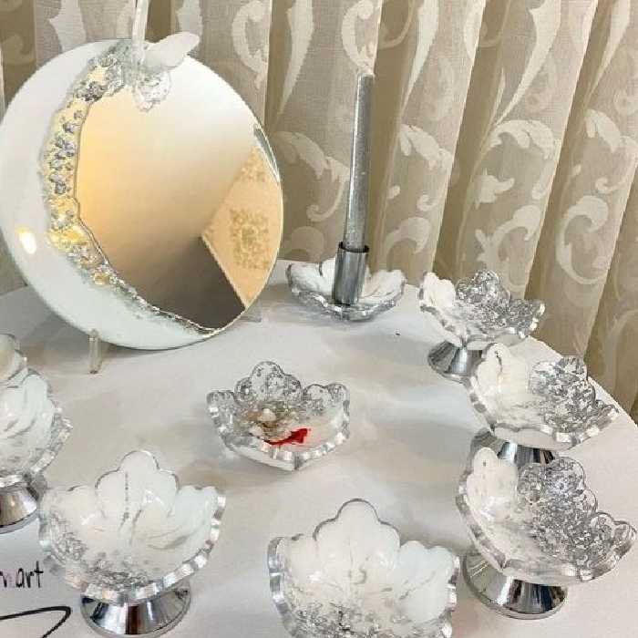 ظرف هفت سین رزینی شیک          ،هفت سین