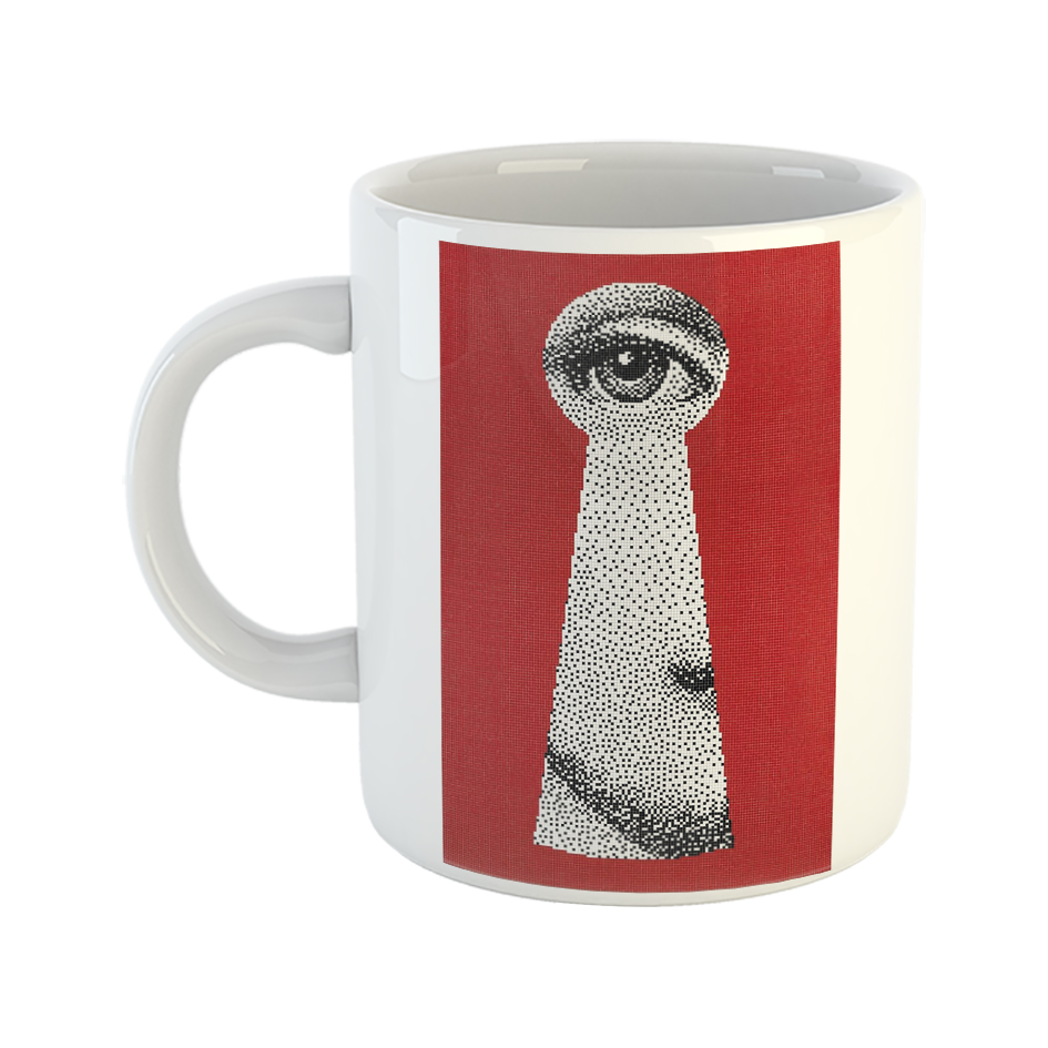 ماگ طرح آرت مدل قفل