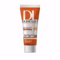 کرم ضد آفتاب SPF50 درمالیفت مناسب پوست چرب شماره 1 حجم 40 میلی لیتر - بژ روشن