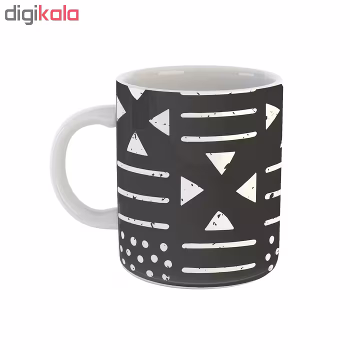 ماگ مدل black and white کد 01