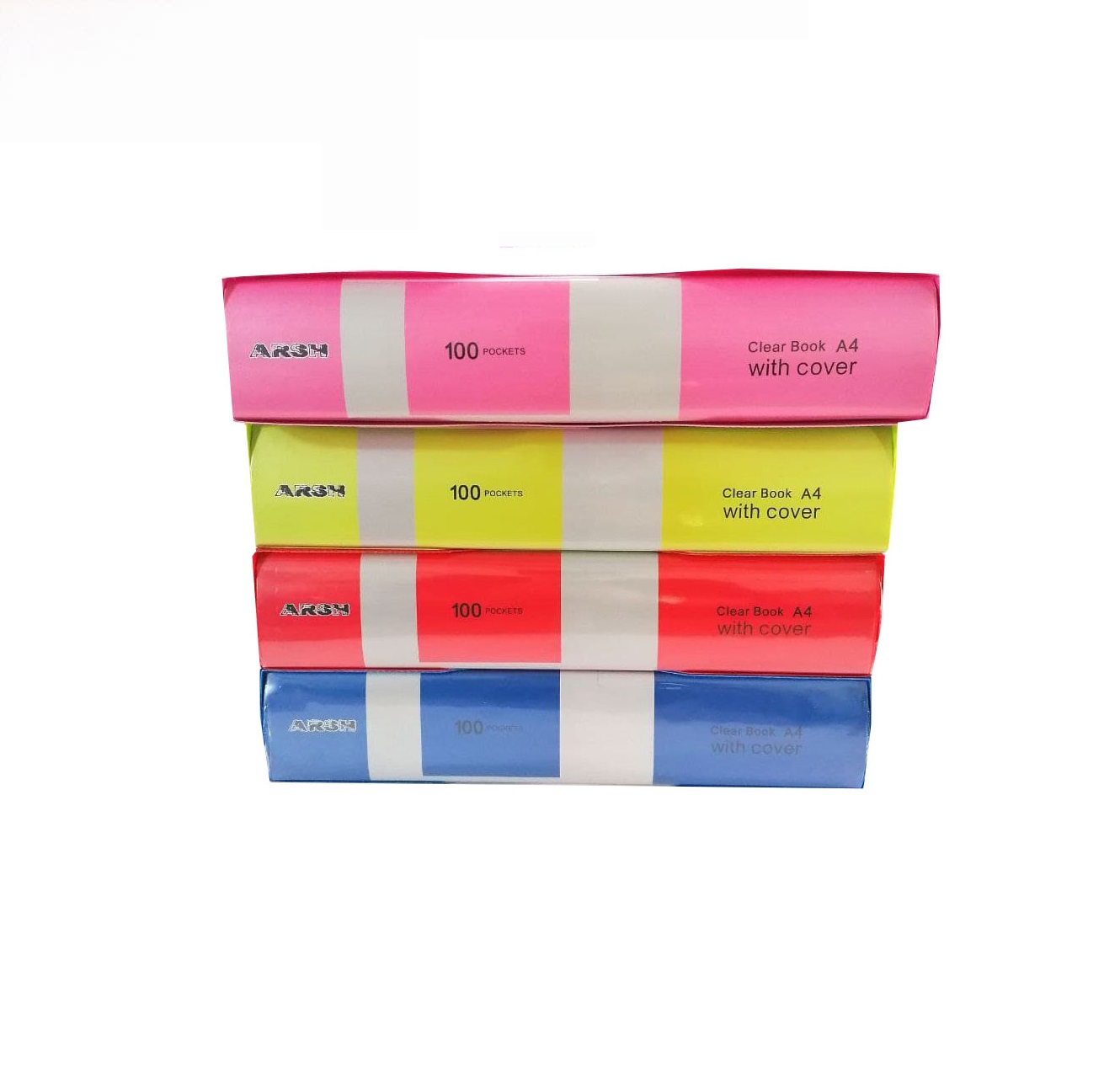 کلیربوک 100 برگ قابدار صورتی عرش کد 109