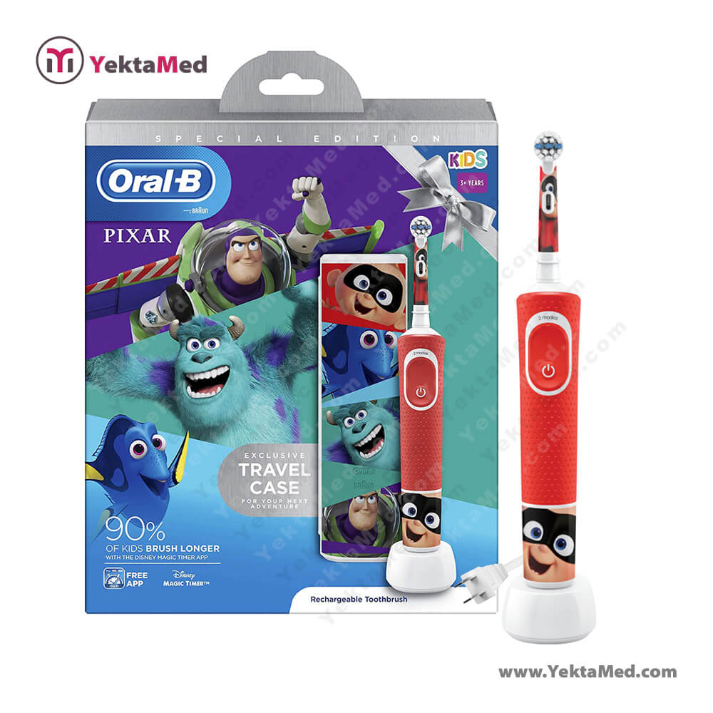 مسواک برقی کودک اورال بی Pixar - یکتامد YektaMed