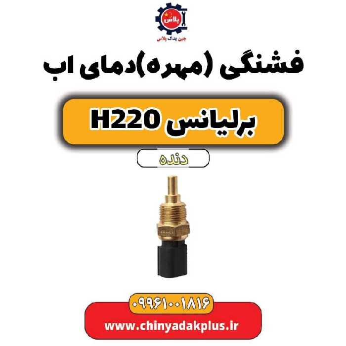 فشنگی (مهره) دمای آب برلیانس h220 دنده ای