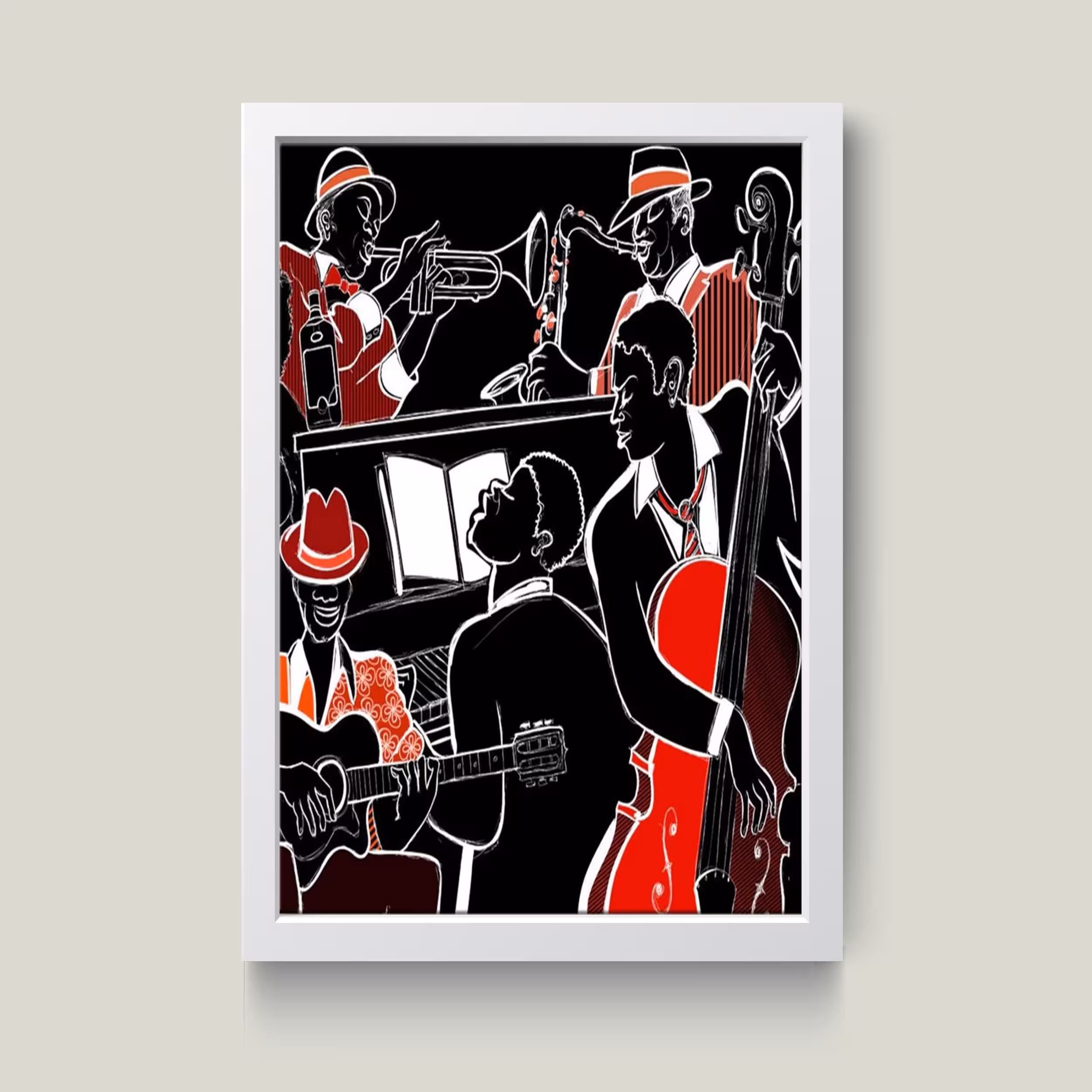 تابلو مدل minimall Orchesta m1414-w