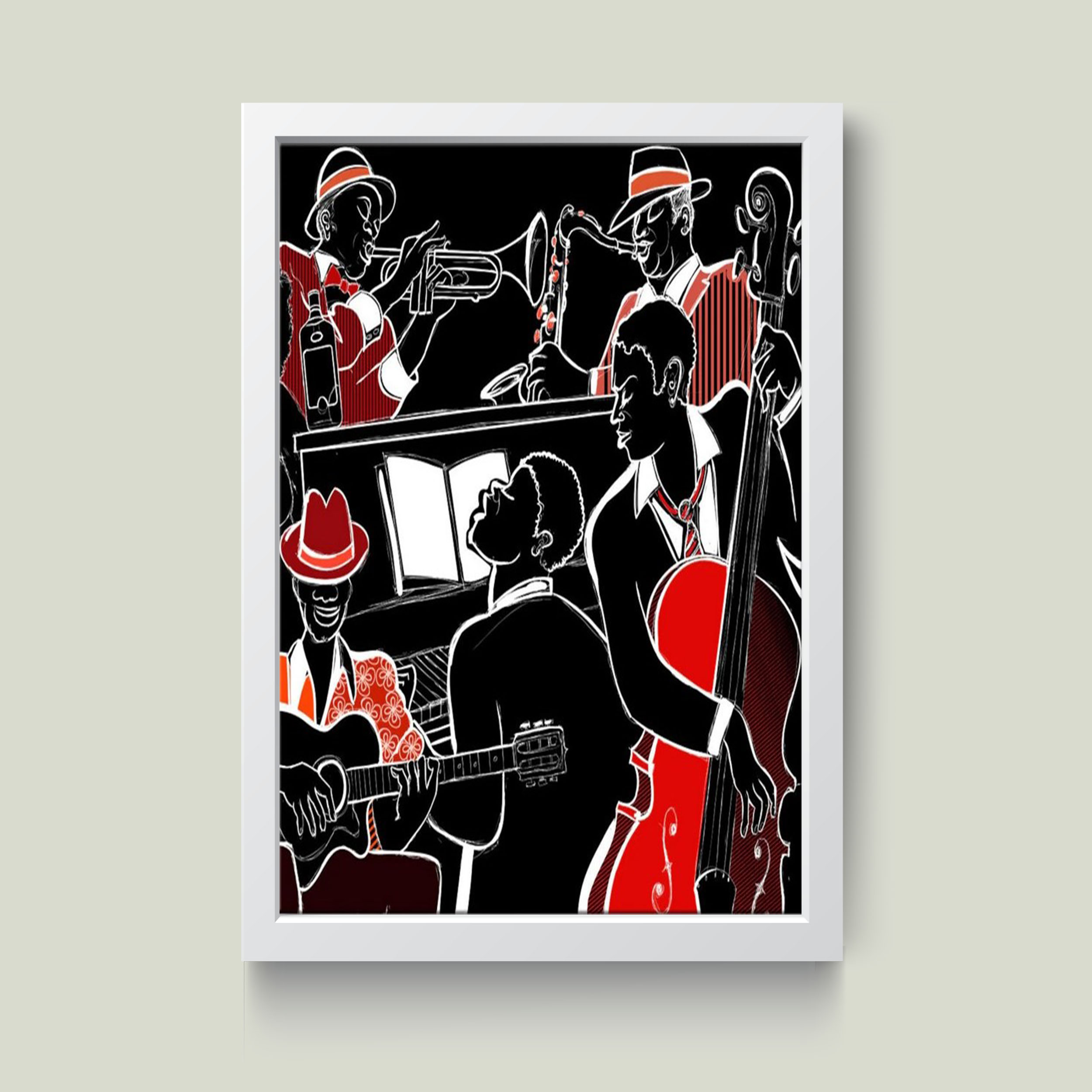 تابلو مدل minimall Orchesta m1414-w