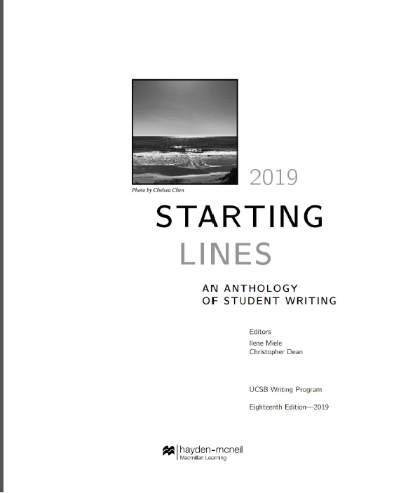 خرید و دانلود نسخه کامل کتاب Starting Lines: An Anthology Of Student Writing (18th Edition) - Pdf