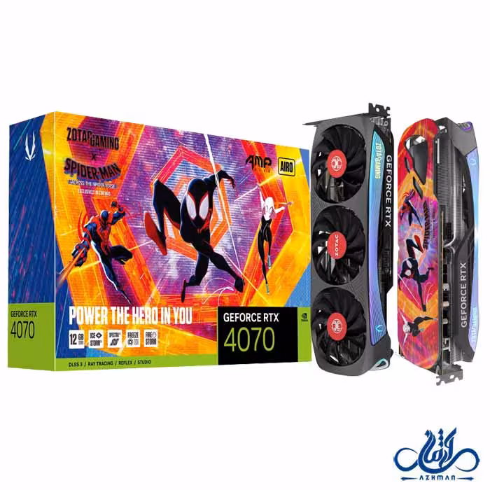 کارت گرافیک زوتک VGA GeForce RTX 4070 AIRO SPIDER-MAN 12G