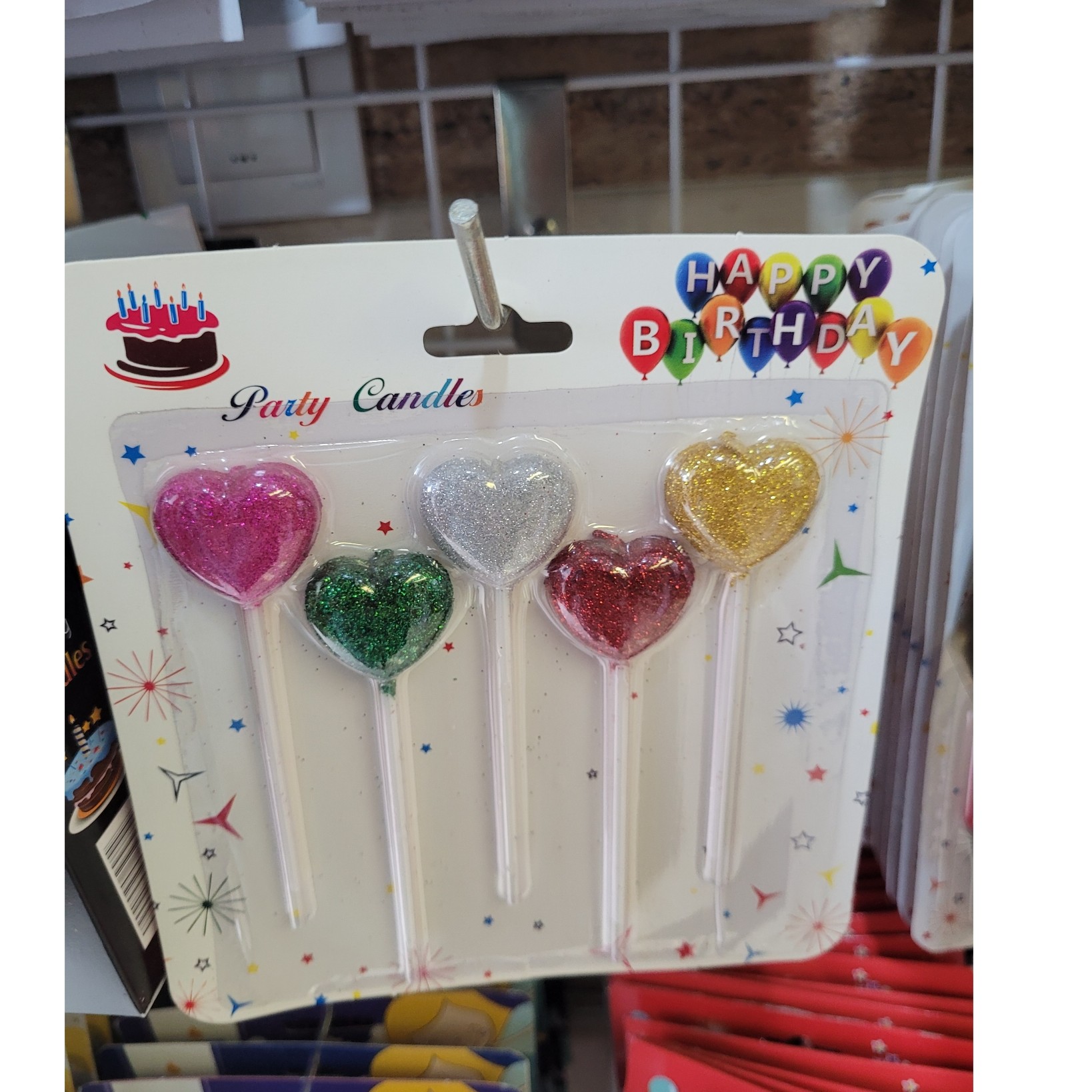 شمع طرح قلب ونوس دارای 5 عدد شمع زیبا و بسیار باکیفیت