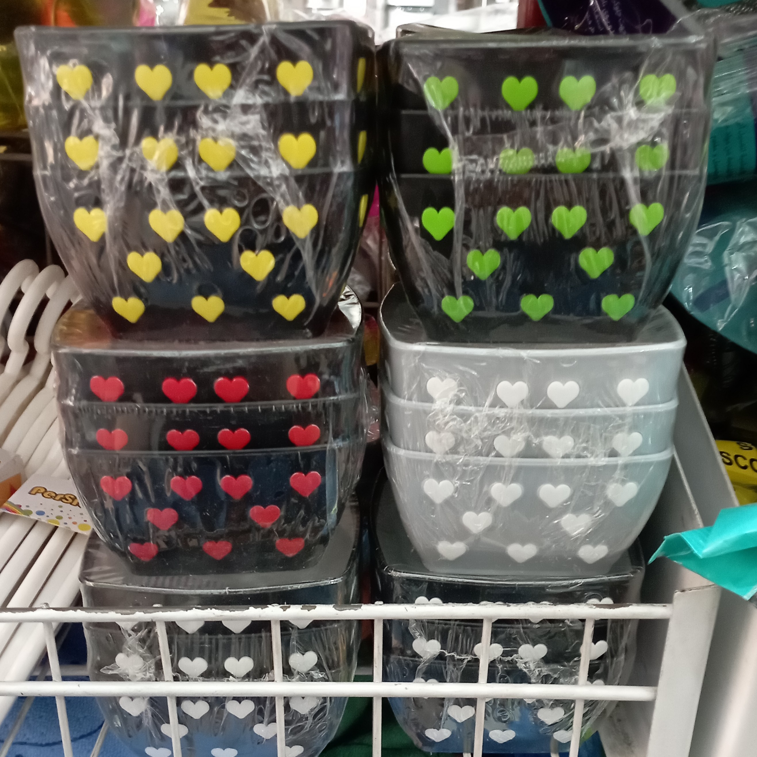 پیاله قلبی مربعی 3 عددی تیناز