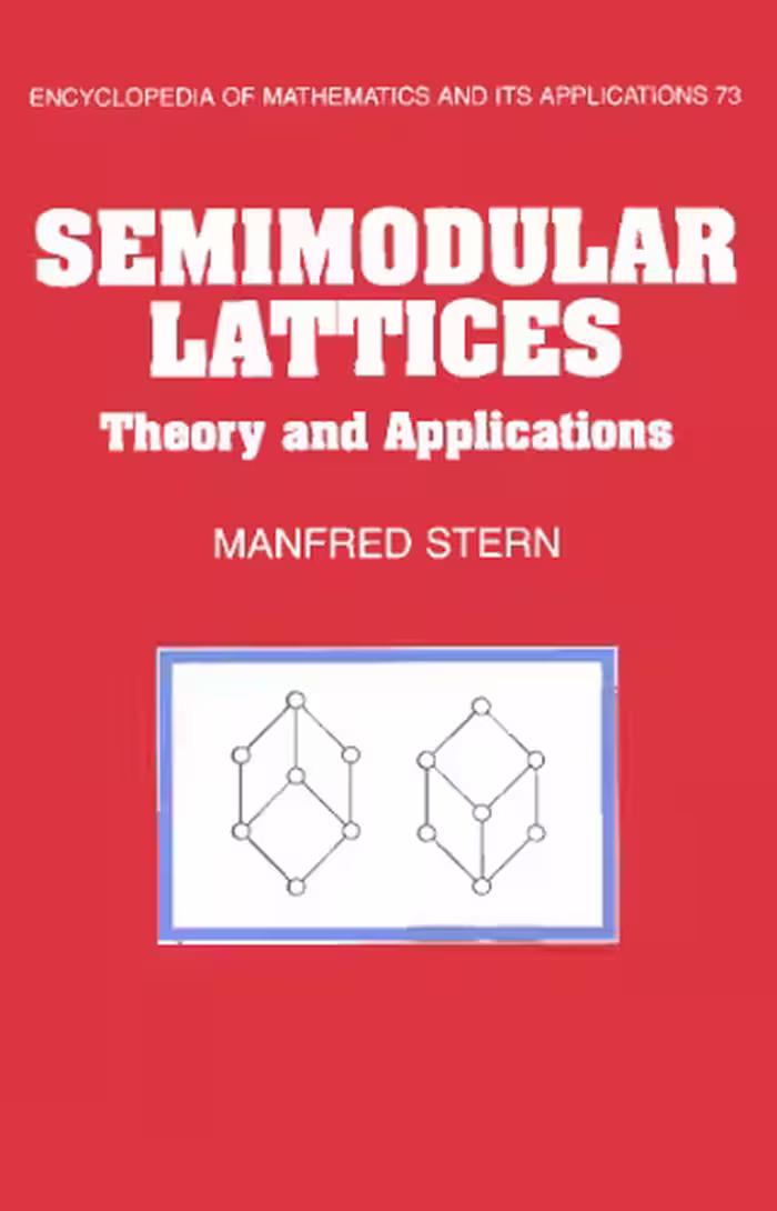 خرید و دانلود نسخه کامل کتاب Semimodular lattices: Theory and applications