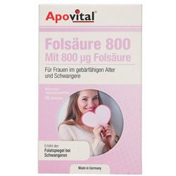 قرص اسید فولیک 800 اپوویتال آپوویتال