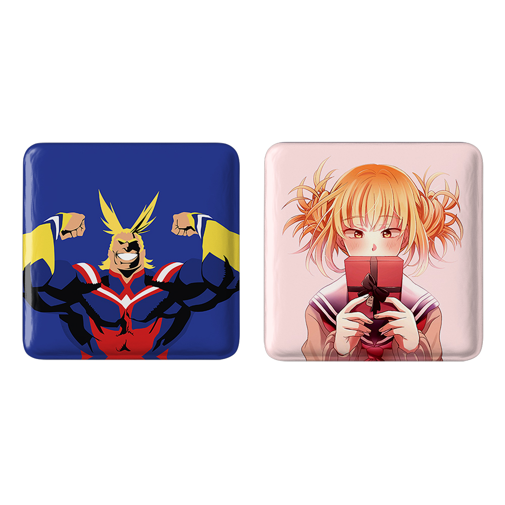 پیکسل خندالو مدل توگا هیمیکو و نماد صلح آلمایت انیمه آکادمی قهرمان من کد 1158211574 مجموعه 2 عددی