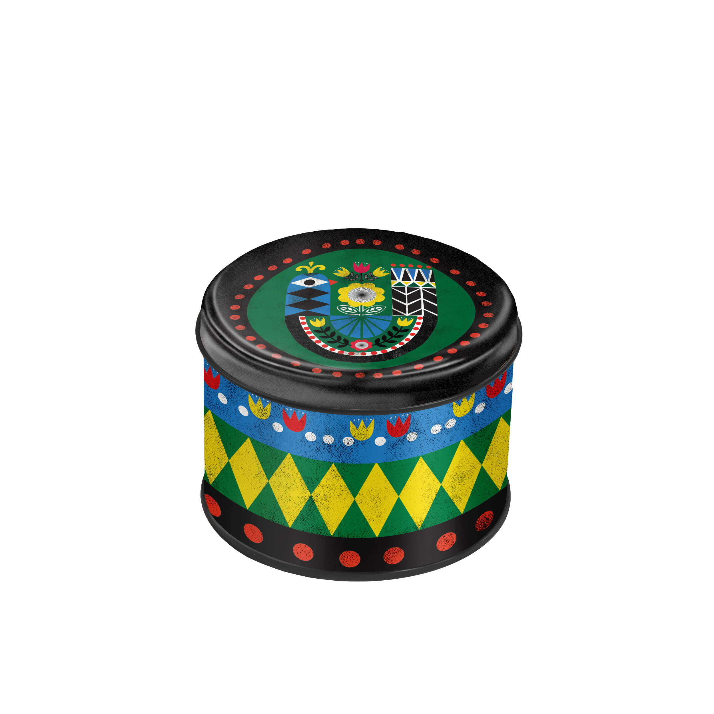 جعبه هدیه طرح گل و مرغ سنتی